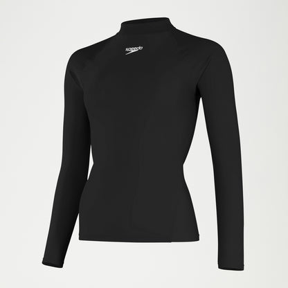 Speedo Long Sleeve Rash Top Black