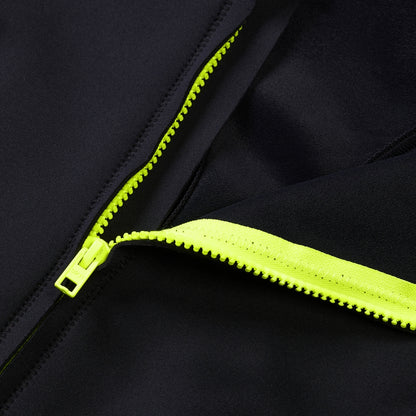 Speedo Sleeveless Thermal Swimsuit Black/Yellow