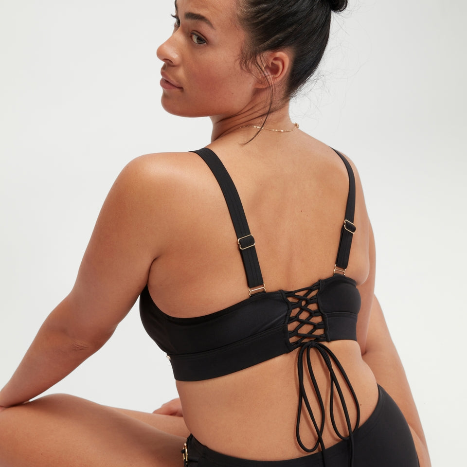 Speedo Shaping Triangle Top Black