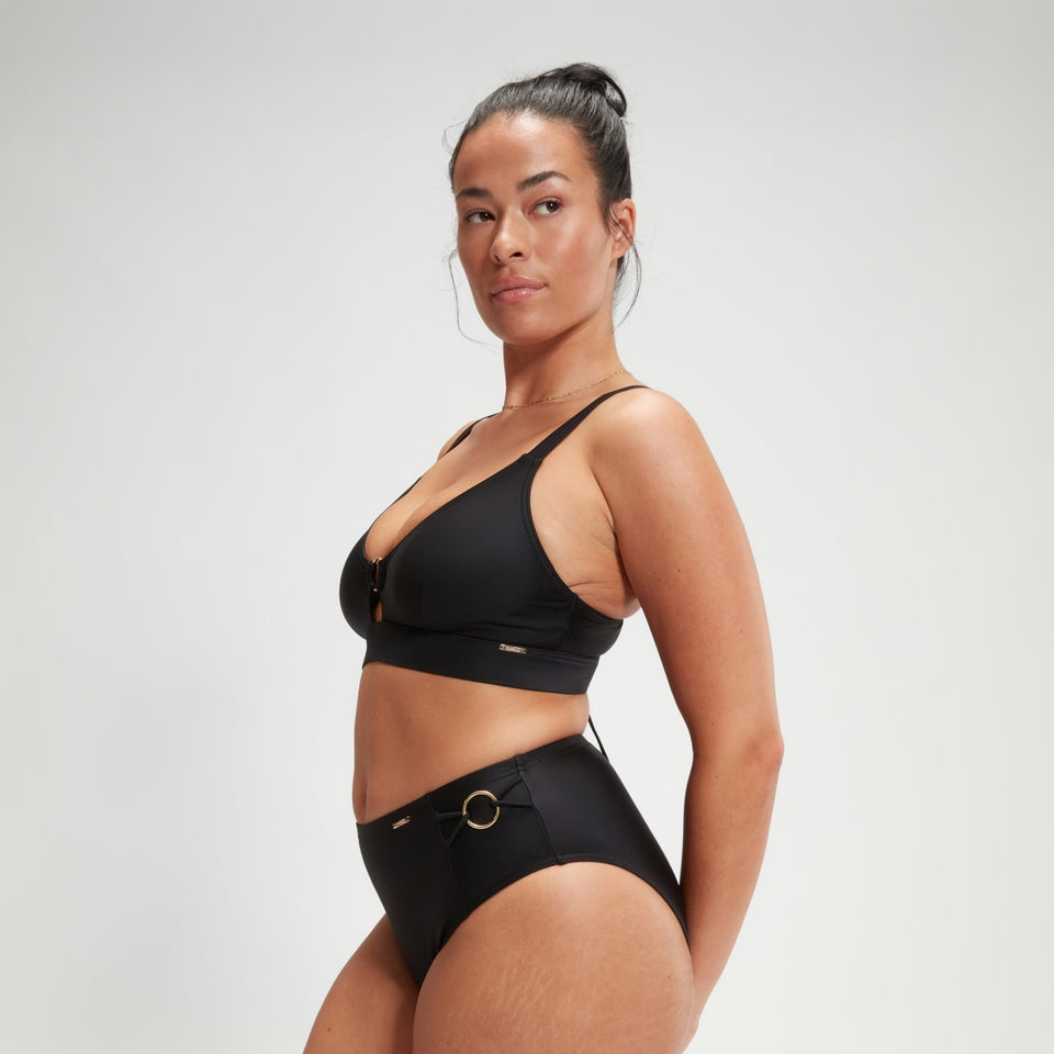 Speedo Shaping Triangle Top Black