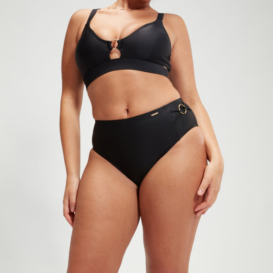 Speedo Shaping High Waist Brief Black