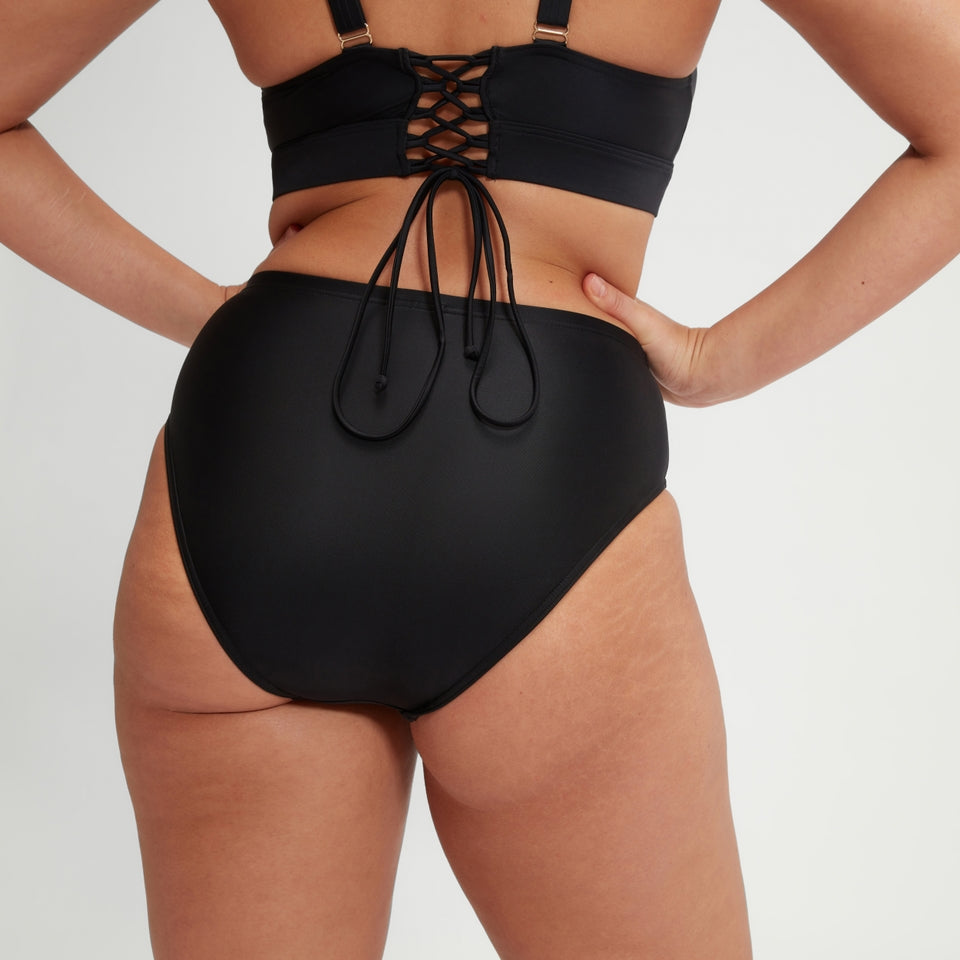 Speedo Shaping High Waist Brief Black
