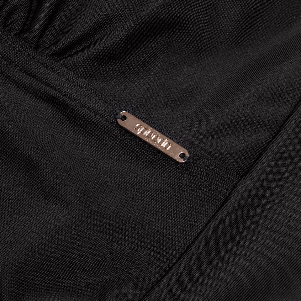 Speedo Shaping V Neck Swimsuit Black