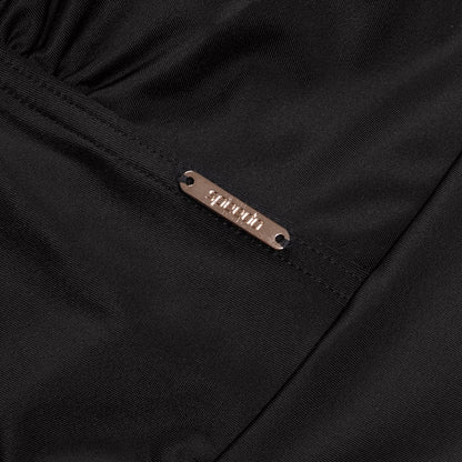 Speedo Shaping V Neck Swimsuit Black