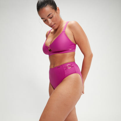 Speedo Shaping High Waist Brief Berry