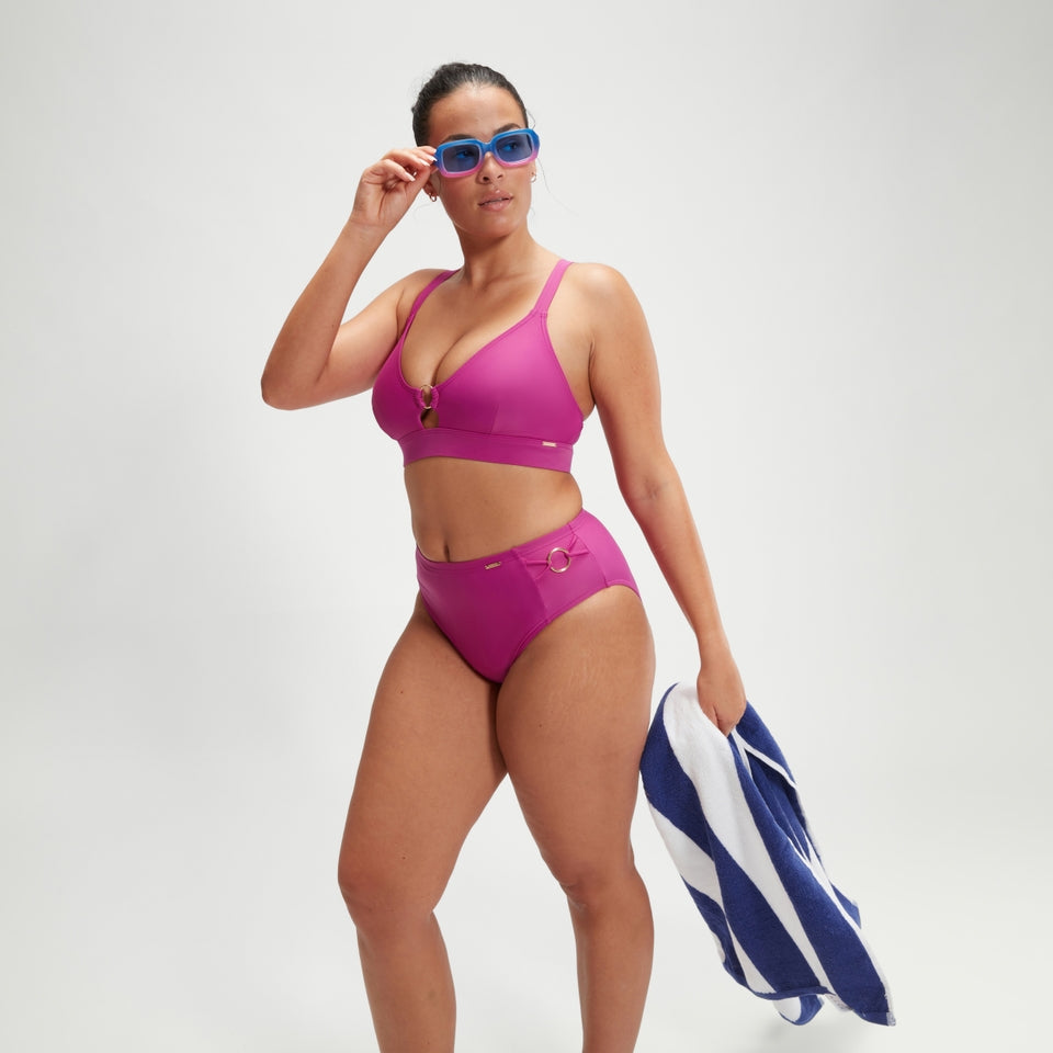 Speedo Shaping High Waist Brief Berry