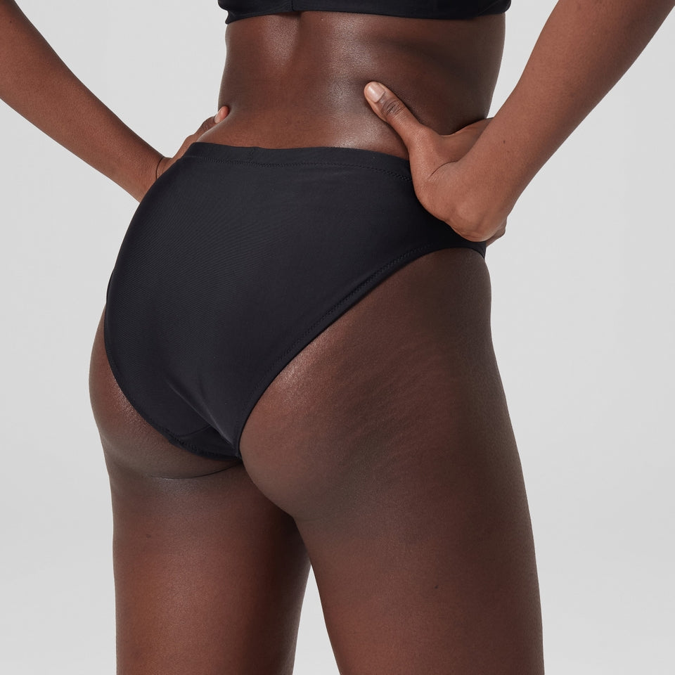 Speedo Solid Classic Bikini Bottom Dark Grey