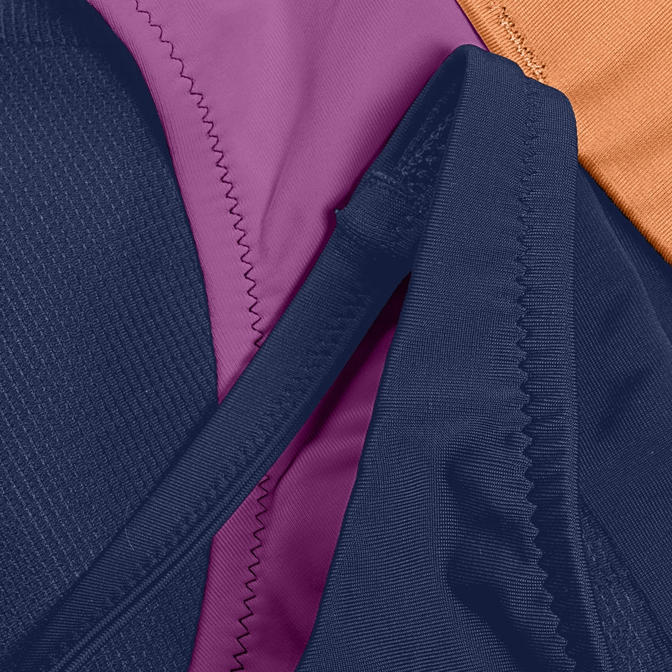 Speedo Colourblock Bikini Top Blue