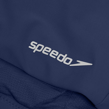 Speedo Solid Racerback Bikini Top Blue