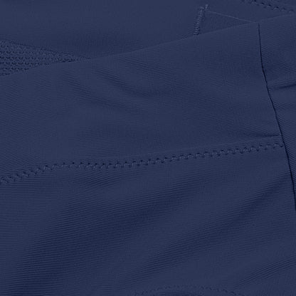 Speedo Solid Hi Waist Bottom Blue