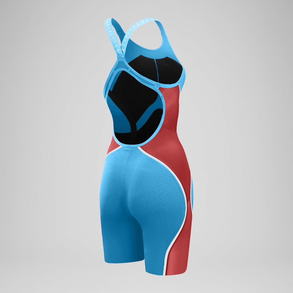 Speedo Fastskin LZR Pure Intent 2.0 Openback Kneeskin Blue/Red