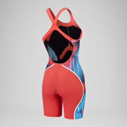 Speedo Fastskin LZR Pure Intent 2.0 Openback Kneeskin Red/Blue