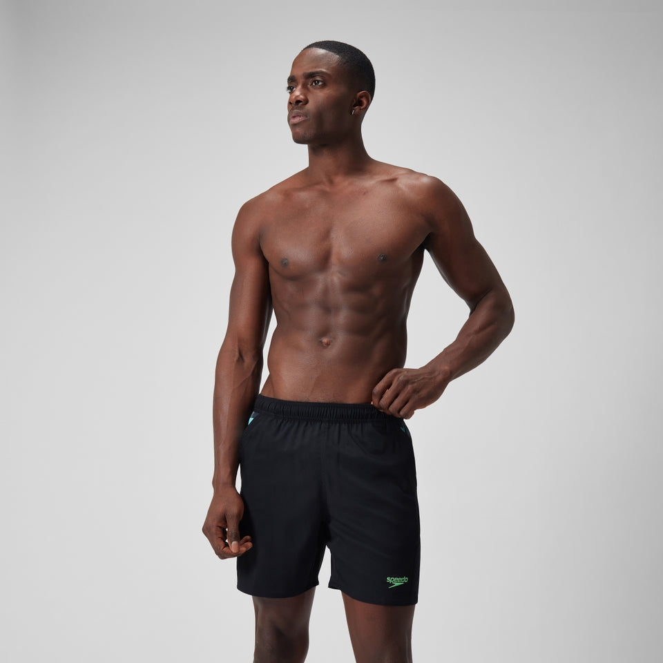 Speedo Xpress Lite Panel 16" Swim Shorts Black/Grey