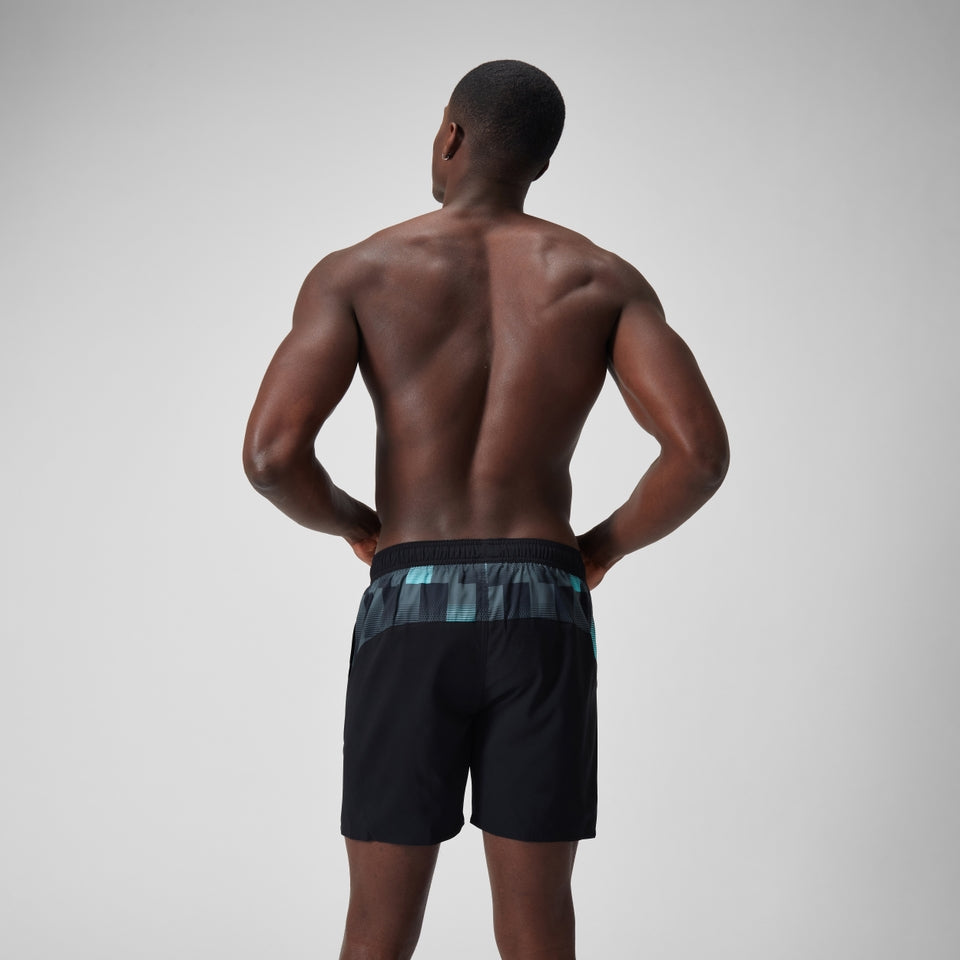 Speedo Xpress Lite Panel 16" Swim Shorts Black/Grey