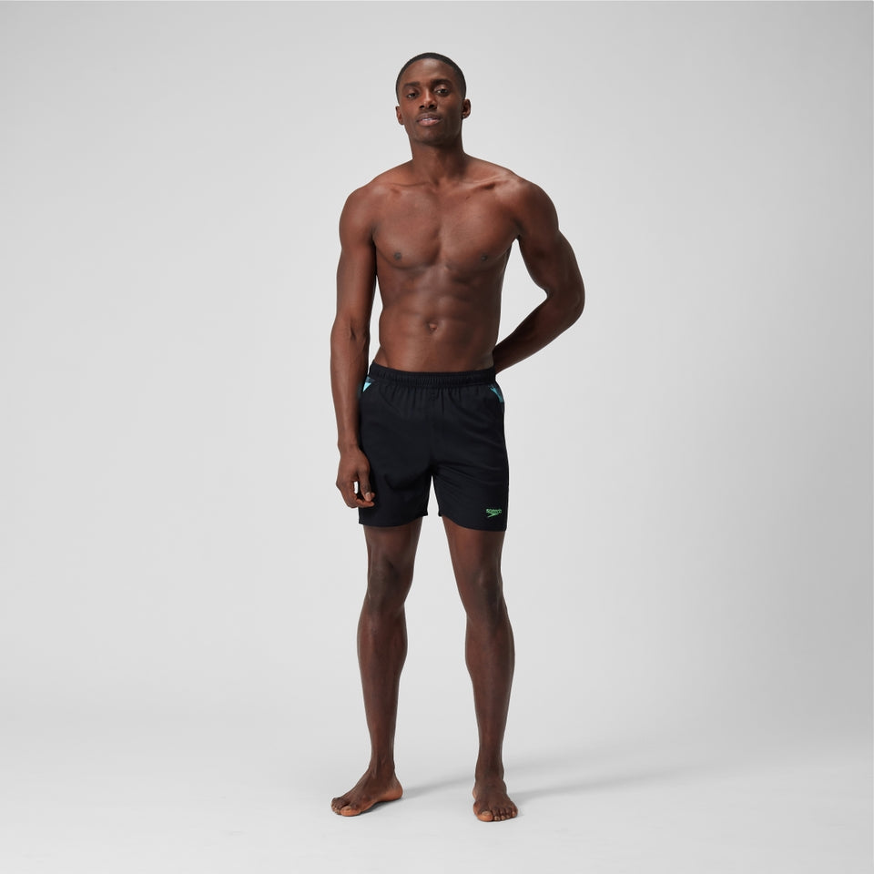 Speedo Xpress Lite Panel 16" Swim Shorts Black/Grey