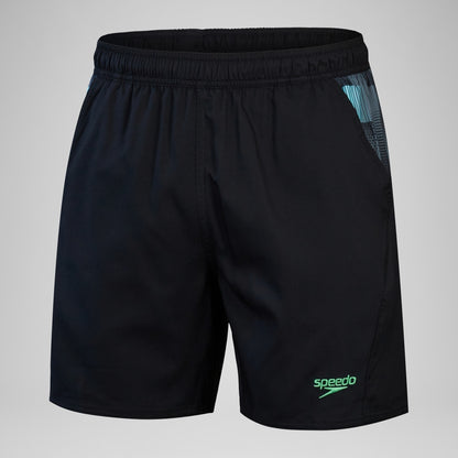 Speedo Xpress Lite Panel 16" Swim Shorts Black/Grey