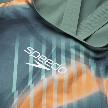 Speedo Fastskin LZR Pure Valor 2.0 Openback Kneeskin Green/Orange