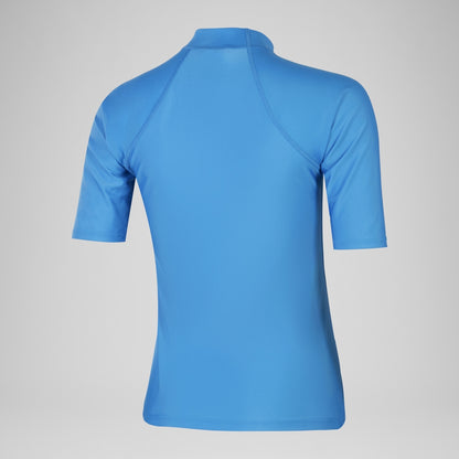 Speedo Short Sleeve Rash Top Blue