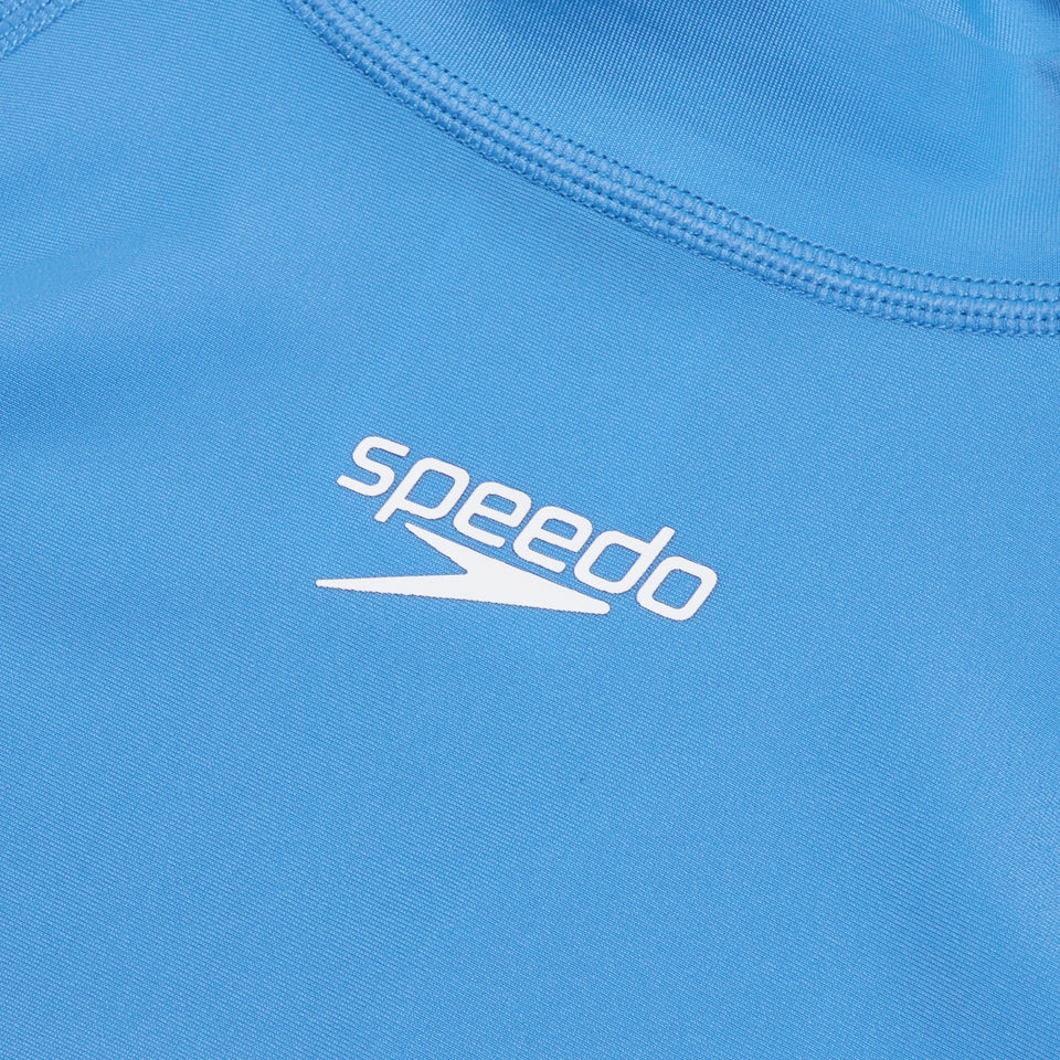 Speedo Short Sleeve Rash Top Blue