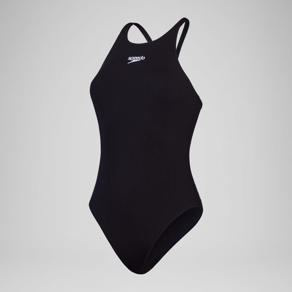 Speedo Endurance+ V Neck Swimsuit Black