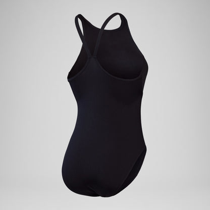 Speedo Endurance+ V Neck Swimsuit Black