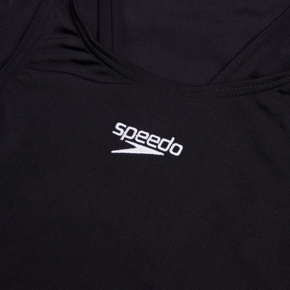 Speedo Endurance+ V Neck Swimsuit Black