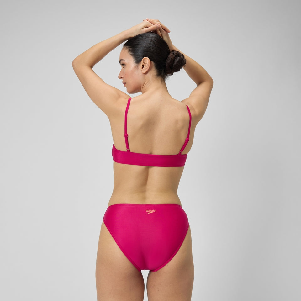 Speedo Solid Adjustable Thinstrap Bikini Purple