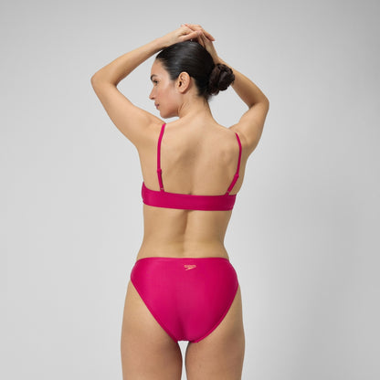 Speedo Solid Adjustable Thinstrap Bikini Purple