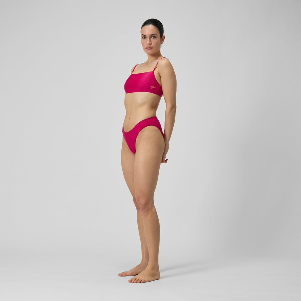 Speedo Solid Adjustable Thinstrap Bikini Purple