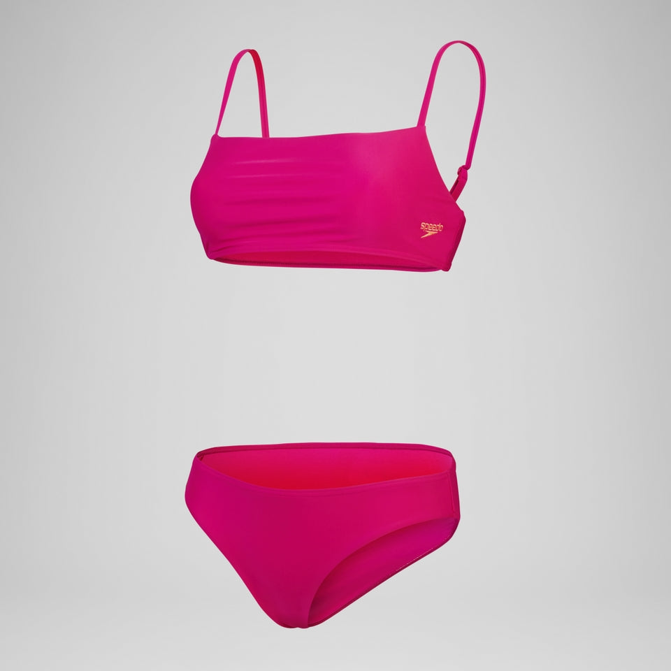 Speedo Solid Adjustable Thinstrap Bikini Purple