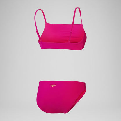 Speedo Solid Adjustable Thinstrap Bikini Purple