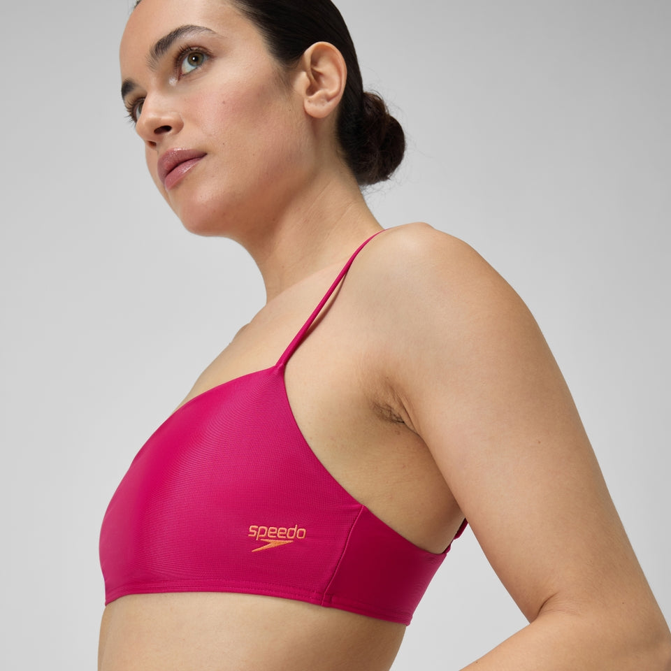 Speedo Solid Adjustable Thinstrap Bikini Purple