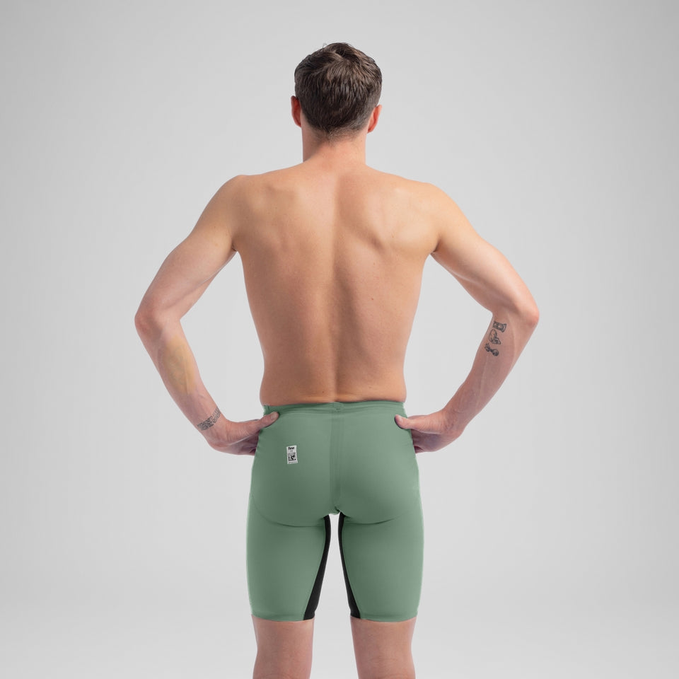 Speedo Fastskin LZR Pure Valor 2.0 High Waist Jammer Green/Black