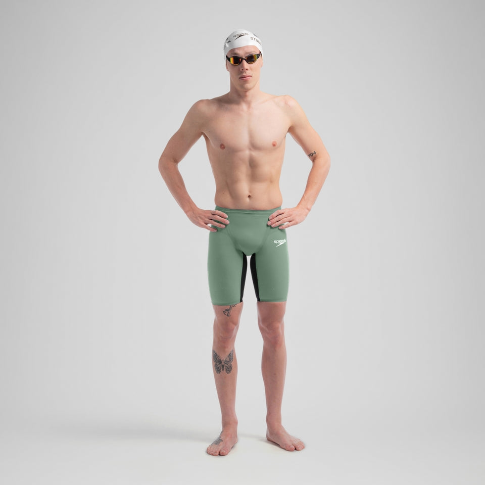 Speedo Fastskin LZR Pure Valor 2.0 High Waist Jammer Green/Black