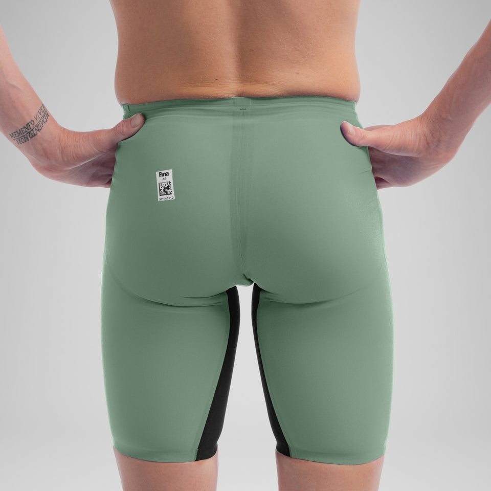 Speedo Fastskin LZR Pure Valor 2.0 High Waist Jammer Green/Black