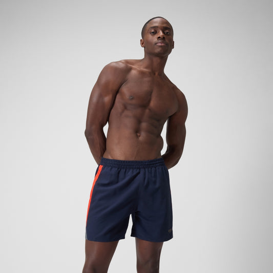 Speedo HyperBoom Splice 16" Swim Shorts Navy/Red