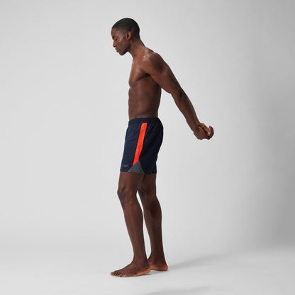 Speedo HyperBoom Splice 16" Swim Shorts Navy/Red