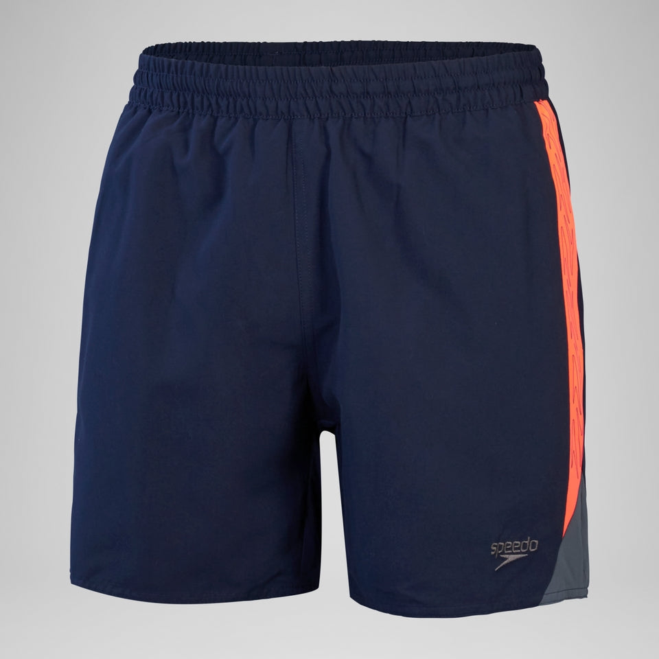 Speedo HyperBoom Splice 16" Swim Shorts Navy/Red