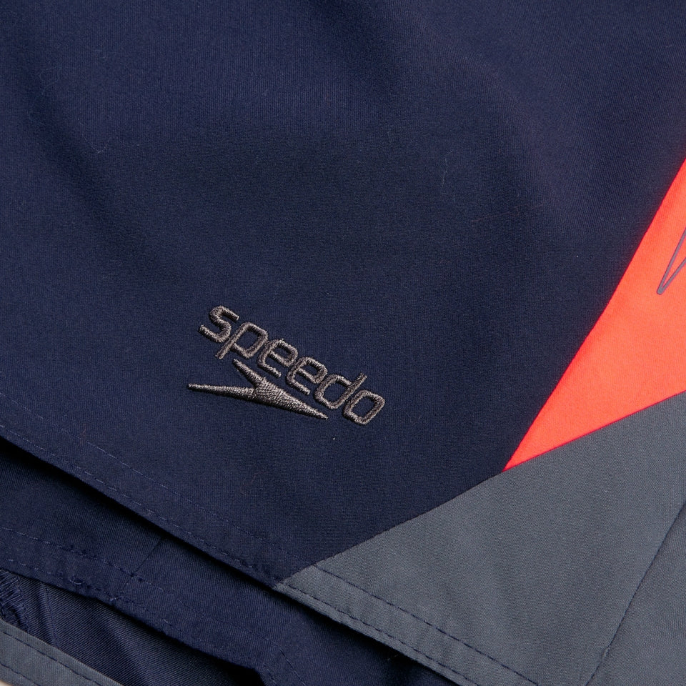 Speedo HyperBoom Splice 16" Swim Shorts Navy/Red