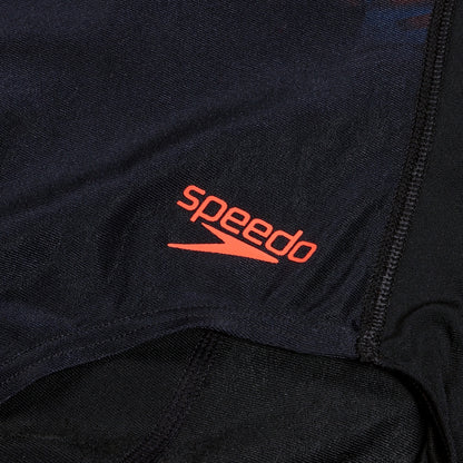 Speedo Printed Hydrasuit Black/Purple