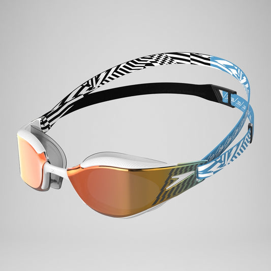 Speedo Fastskin Hyper Elite Mirror Goggles Blue/Black