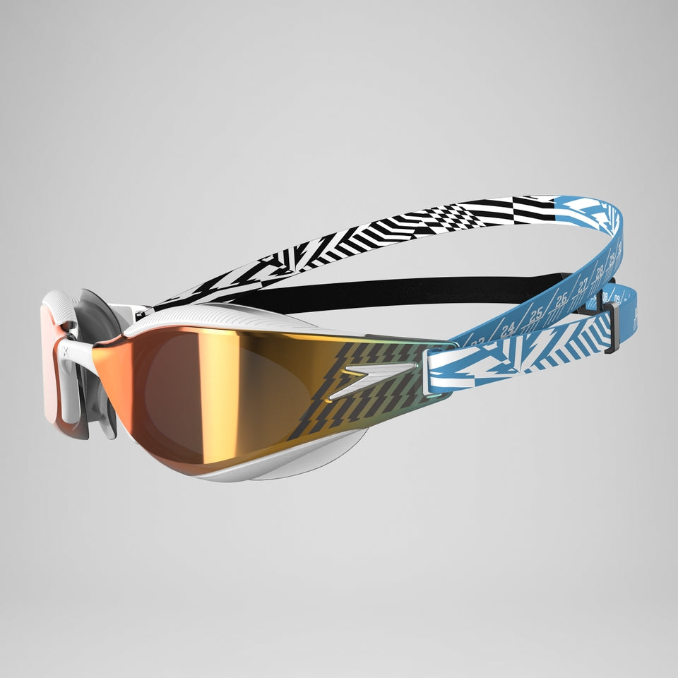 Speedo Fastskin Hyper Elite Mirror Goggles Blue/Black