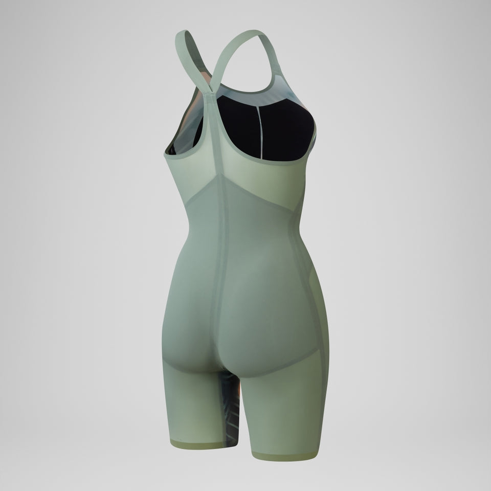 Speedo Fastskin LZR Pure Valor 2.0 Closedback Kneeskin Green/Orange
