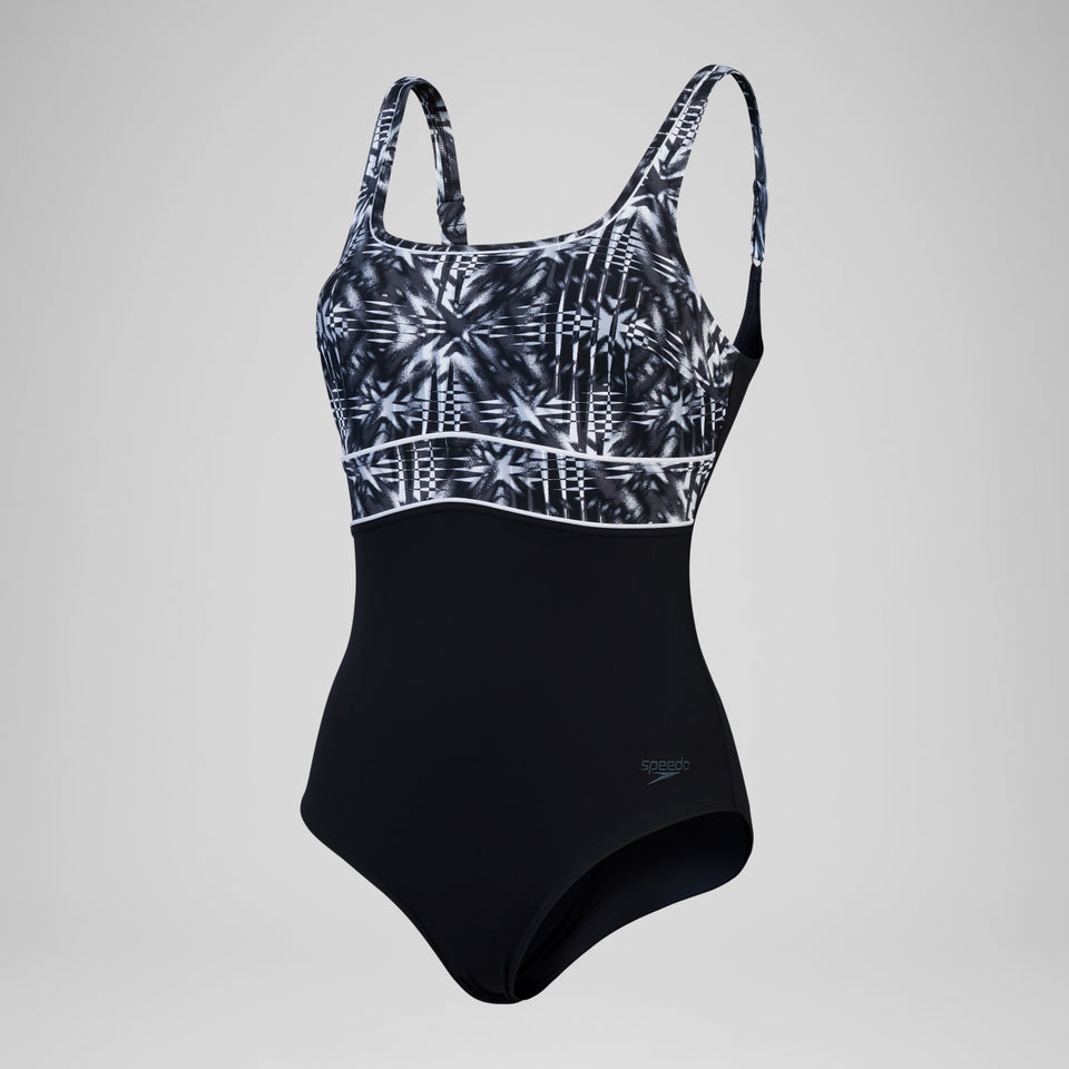 Speedo Shaping Contour Eclipse Swimsuit Black/Grey