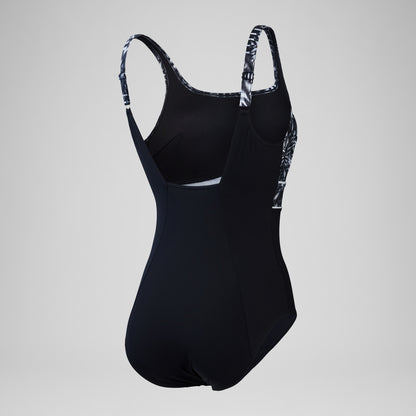 Speedo Shaping Contour Eclipse Swimsuit Black/Grey