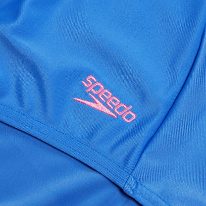 Speedo Long Sleeve Extra Low Leg Swimsuit Navy/Blue