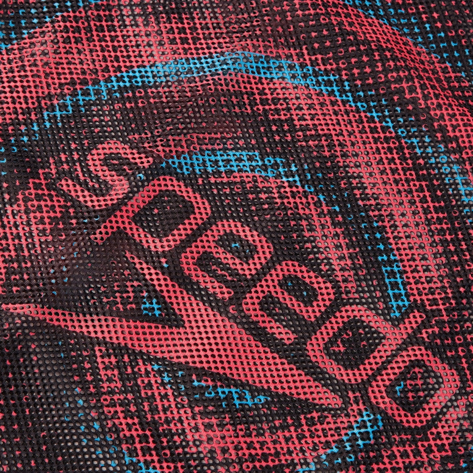Speedo Printed  Mesh Bag Black/Red