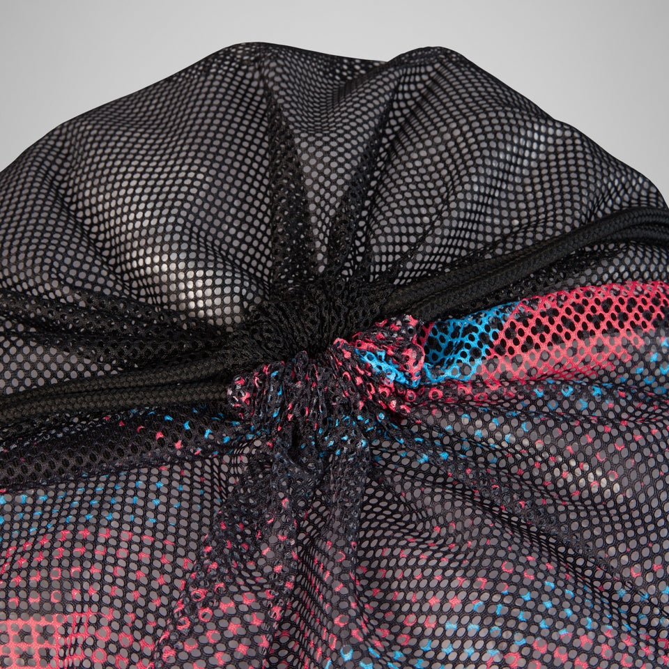Speedo Printed  Mesh Bag Black/Red