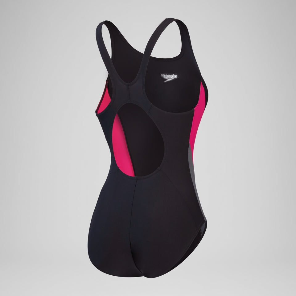 Speedo Colourblock 2.0 Swimsuit Black/Grey
