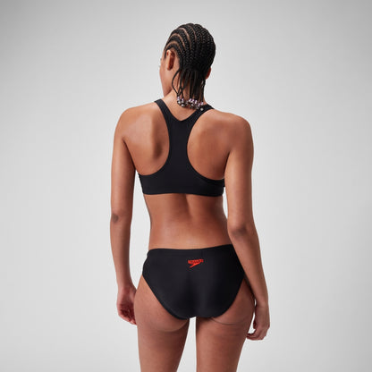 Speedo Colourblock Splice 2.0 Bikini Black/Red